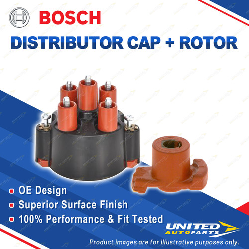 Bosch Distributor Cap + Rotor for Mercedes Benz 180E 190E W201 1.8L 2.3L 83-93