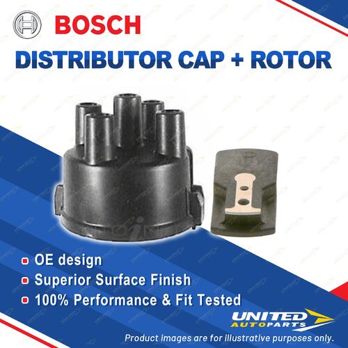 Bosch Distributor Cap Rotor for Subaru Brumby AU5 DL GL Leone AA4 AB2 Omega AC4