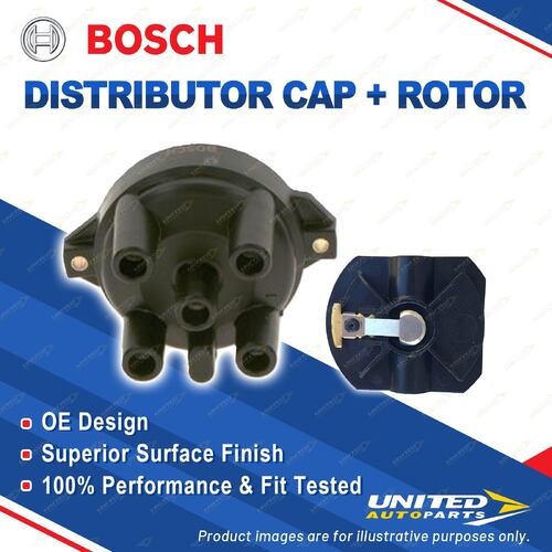 Bosch Distributor Cap + Rotor for Ford Courier PC PD Econovan JH Laser Telstar