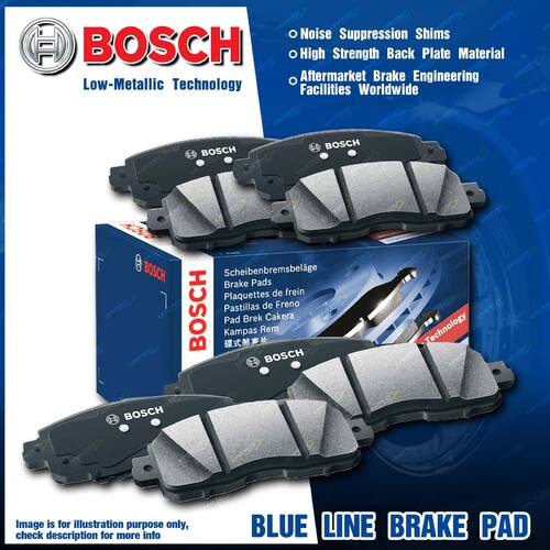 8 Pcs Bosch Front + Rear Brake Pads for Audi A3 8PA 8P1 1.4L 1.6L 2.0L Quattro