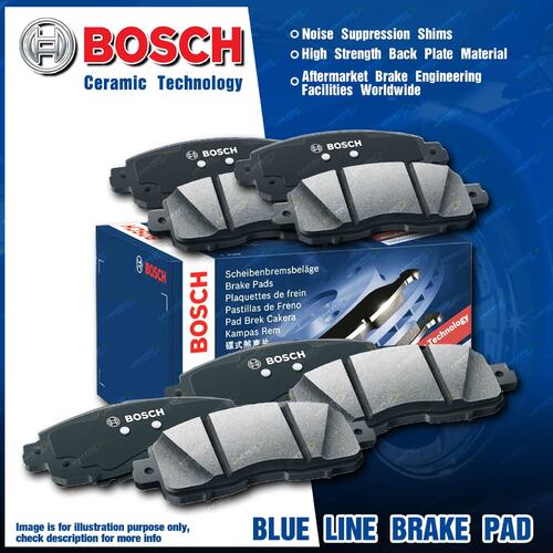 8 Pcs Bosch Front + Rear Brake Pads for Nissan Patrol GQ Y60 2.8L 4.2L