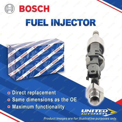 Bosch Fuel Injector for BMW 1 3 5 Series E82 E88 E90 EE91 E92 E93 F07 F10 X5 X6