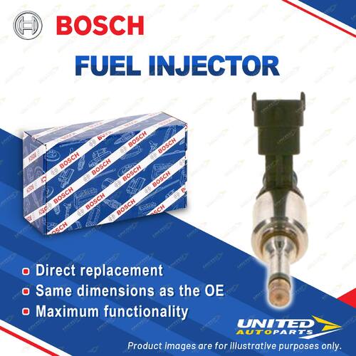 Bosch Fuel Injector for Kia Pro Cee'd JD FWD Petrol 1.6L 4cyl 2013-2019