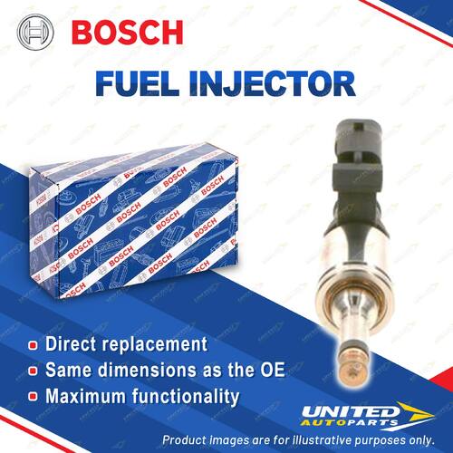 Bosch Fuel Injector for Skoda Fabia NJ3 NJ5 FWD Petrol 1.0L 3cyl 70kW 2014-2021