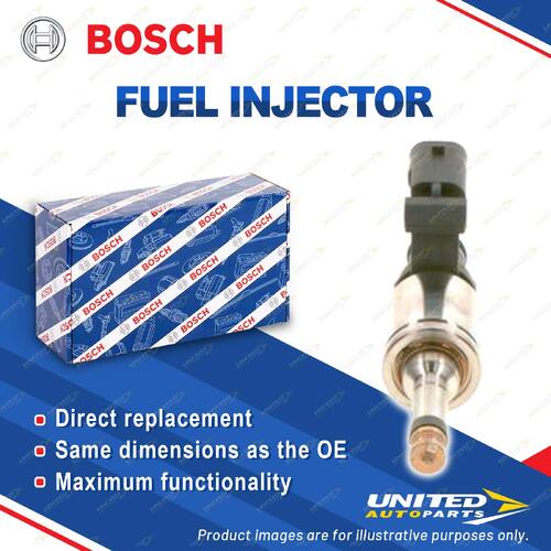 Bosch Fuel Injector for Audi A1 8X A3 8V A4 B9 Q2 GAB GAG FWD Petrol 1.4L 4cyl