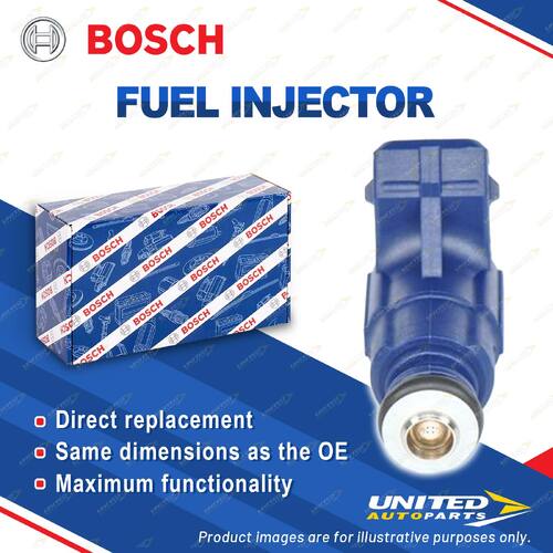 Bosch Fuel Injector for Peugeot 206 2A/C 306 N5 N3 7C 7A Petrol 1.6L 4cyl