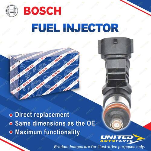 Bosch Fuel Injector for Citroen Berlingo B9 C2 JM C3 HB C4 LA LC Petrol 1.6L