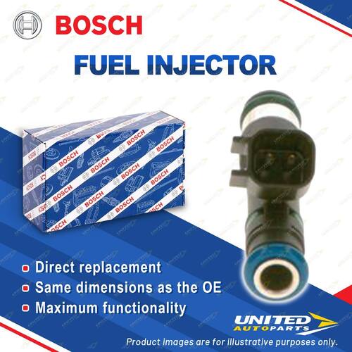 Bosch Fuel Injector for Jeep Wrangler JK AWD Petrol 3.8L 6cyl 146kW 2007-2019