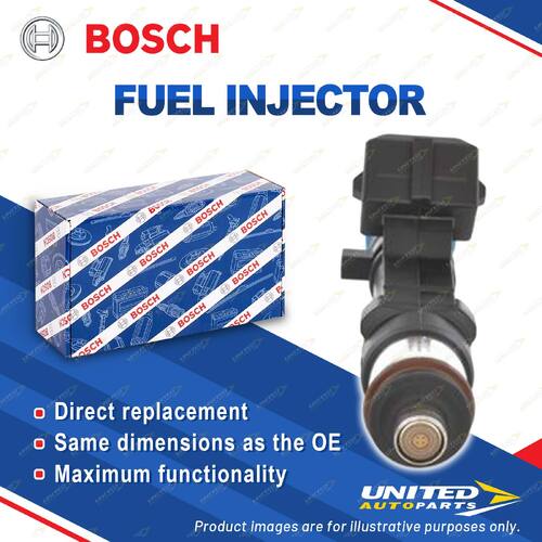 Bosch Fuel Injector for Opel Corsa S07 FWD Petrol 1.4L 4cyl 74kW 2012-2013