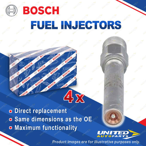 4 x Bosch Fuel Injectors for BMW 320I E21 520I E12 2.0L RWD Petrol 92KW 72-79