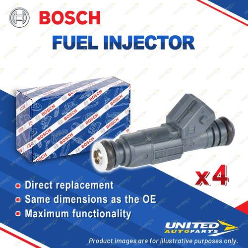 4 x Bosch Fuel Injectors for Holden Astra TS TGF67 TGF08 2.0L 147KW 05/03-07/04