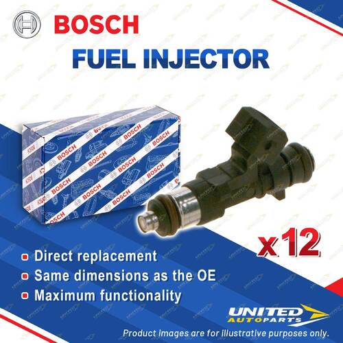 12 x Bosch Fuel Injectors for Benz Cl65 AMG C216 W216 S65L W221 Sl65 R230 6.0L