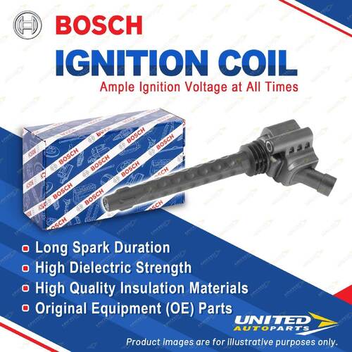 1 x Bosch Ignition Coil for Alfa Romeo 4C Spider Brera 159 939 960 Giulietta 940