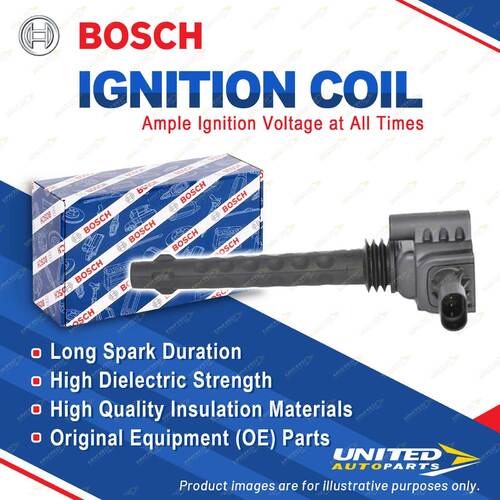 1 x Bosch Ignition Coil for Alfa Romeo Mito 955 0.9L 77KW 2cyl 2013-2018