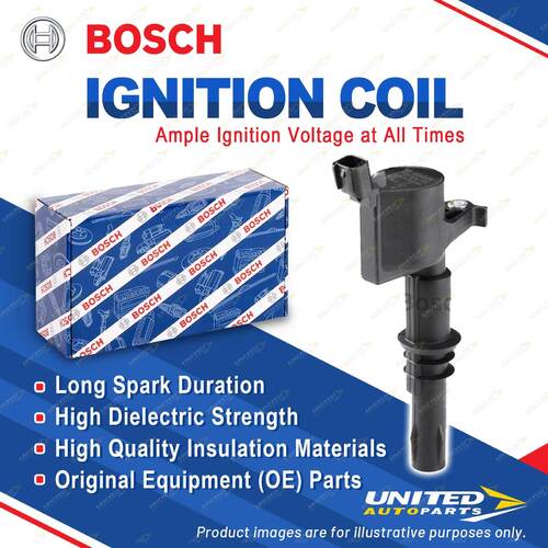 1 x Bosch Ignition Coil for Ford Falcon Fairlane Fairmont FPV LTD BA BF 5.4L