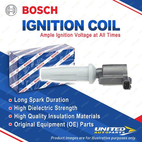 1 x Bosch Ignition Coil for Ford Ranger PX 2.5L 122KW 4cyl 2011 - 2015