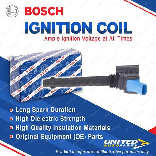 1 x Bosch Ignition Coil for Abarth 500 500C 312 1.4L 99KW 132KW 140KW