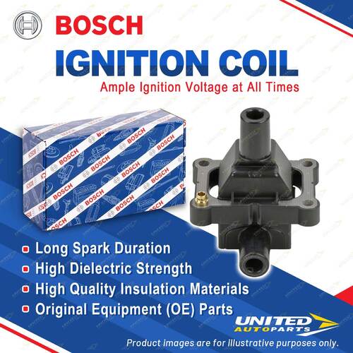 1 x Bosch Ignition Coil for Daewoo Musso MJ Korando KJ 2.3L 3.2L 103KW 162KW