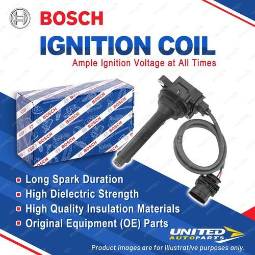 1 x Bosch Ignition Coil for Maserati Coupe Gransport Spyder 4.2L 2001-2008