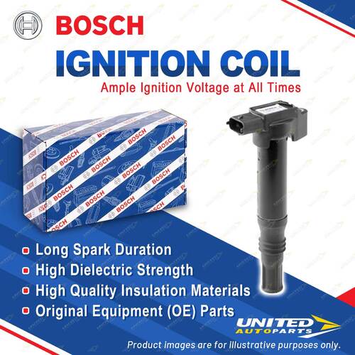 1 x Bosch Ignition Coil for Citroen C3 A51 DS3 A55 1.2L 60KW 2012-2016