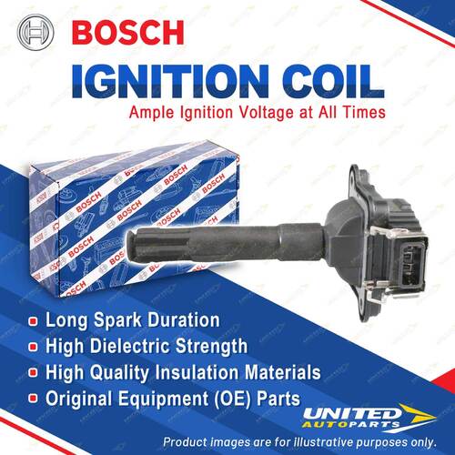 1x Bosch Ignition Coil for Audi A3 8L1 A4 S4 RS4 8D A8 S8 4D2 A6 4B2 Allroad 4BH