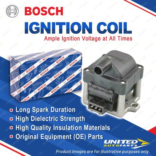 1 x Bosch Ignition Coil for Audi 80 8C2 B4 2.0L 2.3L 66KW 85KW 98KW 1990-1993