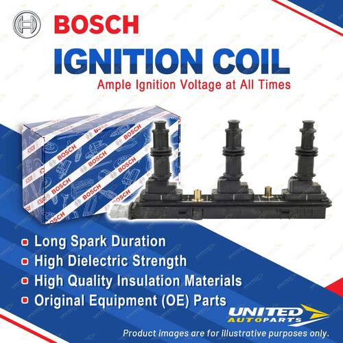 1 x Bosch Ignition Coil Module for Holden Vectra JS 2.6L 130KW 2000-2002