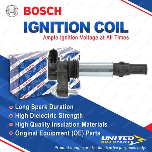 1 x Bosch Ignition Coil for Alfa Romeo 159 Spider Brera 939 3.2L 191KW