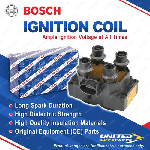 1x Bosch Ignition Coil for Ford Falcon Fairmont Fairlane LTD AU KA TA TB 1.3 5.0