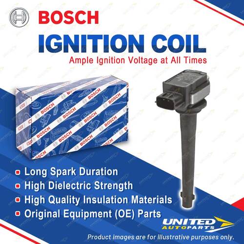 1 x Bosch Ignition Coil for Nissan Tiida C11 C12 X-Trail T31 1.8L 2.0L