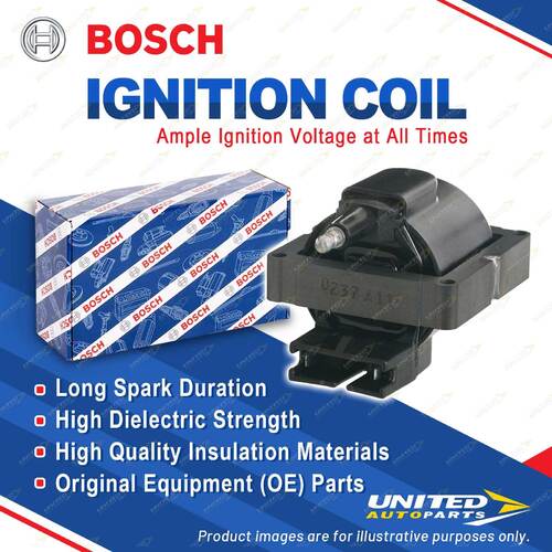 1 x Bosch Ignition Coil for Ford Falcon Fairmont EB ED EF EL 5.0L 1991-1998