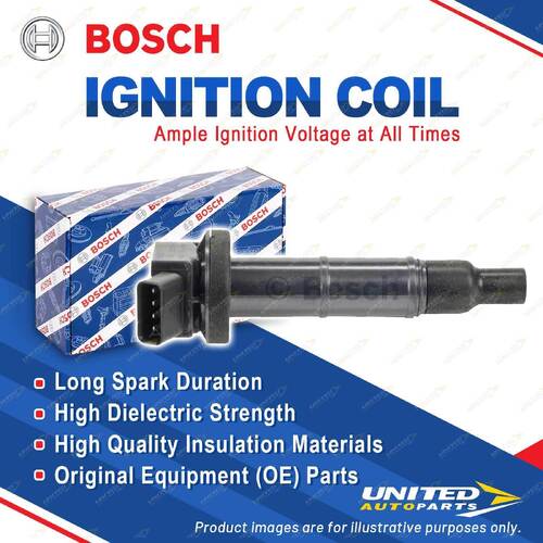 1 x Bosch Ignition Coil for Toyota Camry ACV36 ACV40 V4 Avensis ACM 20 21 Supra