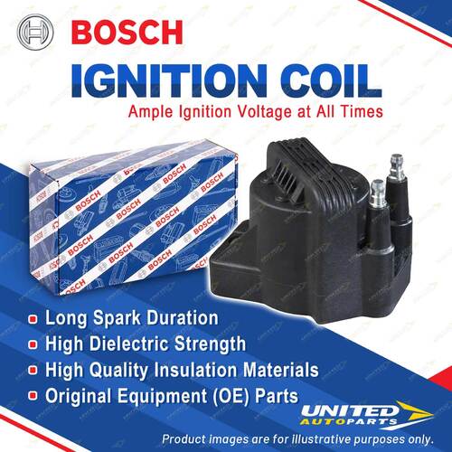 1 x Bosch Ignition Coil for Cadillac Deville 4.6L 205KW 1998-1999