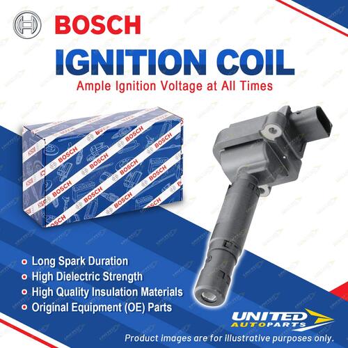 1 x Bosch Ignition Coil for Mercedes Benz C180 C200 C230 203 CLK200 E200 SLK200