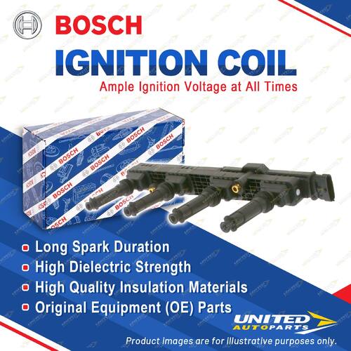 1 x Bosch Ignition Coil for Holden Astra AH AHL08 TS TGF67 TS TGF08 2.0L 147KW