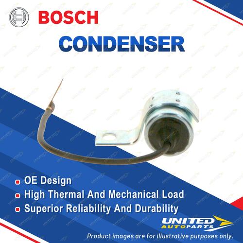 1 x Bosch Ignition Condenser for Holden Astra Hatchback LB LC 1.5L 51KW 84-85