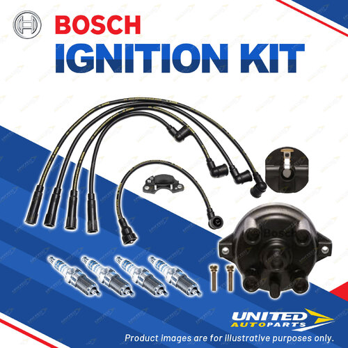 Bosch Ignition Kit for Ford Econovan JG 2.0L 63Kw 06/1997-09/1999 Platinum