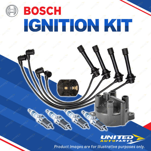 Bosch Ignition Kit for Ford Laser KJ KL 1.6L 1.8L Hatchback 80Kw 92Kw Platinum