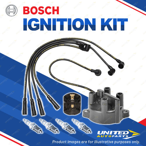 Bosch Ignition Kit for Ford Festiva WB 1.3L 47Kw Hatchback 04/1994-12/1996