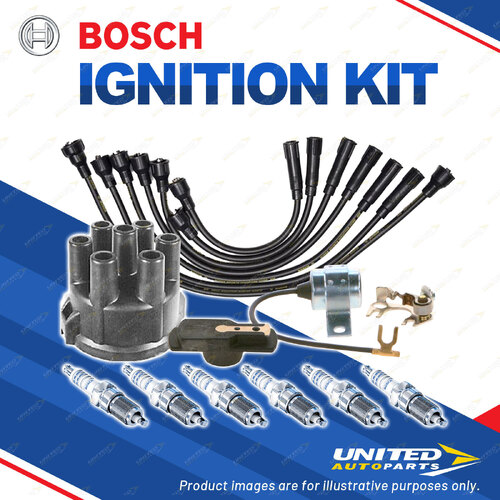 Bosch Ignition Kit for Nissan Patrol II G60 G61 4.0L 108Kw 01/79-12/80 Nickel