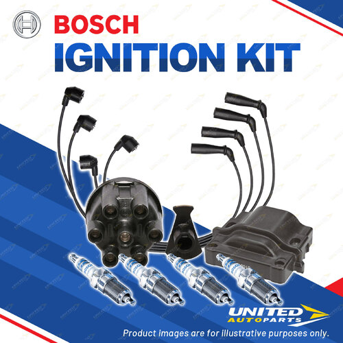 Bosch Ignition Kit for Toyota Hilux VI RZN147 RZN152 2.0L 81Kw 97-04 Platinum