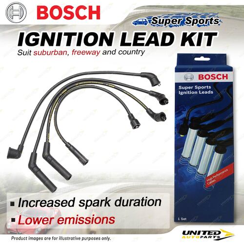 Bosch Ignition Leads for Daewoo Matiz KLA4 0.8L 38KW 3cyl 1998-2001 F8CV