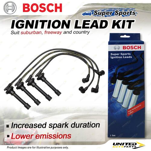 Bosch Ignition Leads for Honda Civic EC ED EE Concerto HW MA 1.5L 1.6L 1987-1993