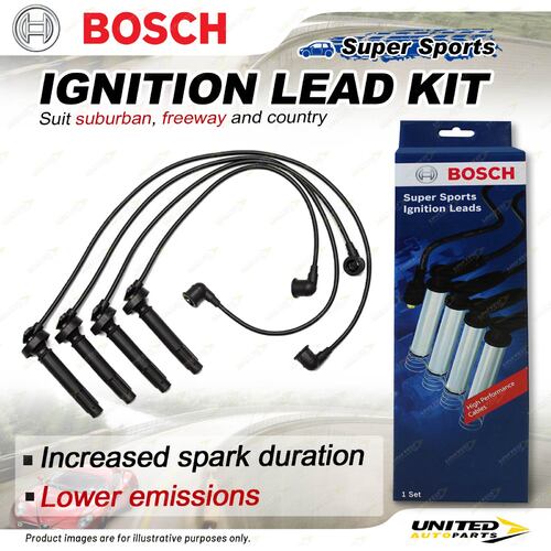 Bosch Ignition Leads for Subaru Forester SG Outback BL BP 2.5L 121KW 115KW 02-06