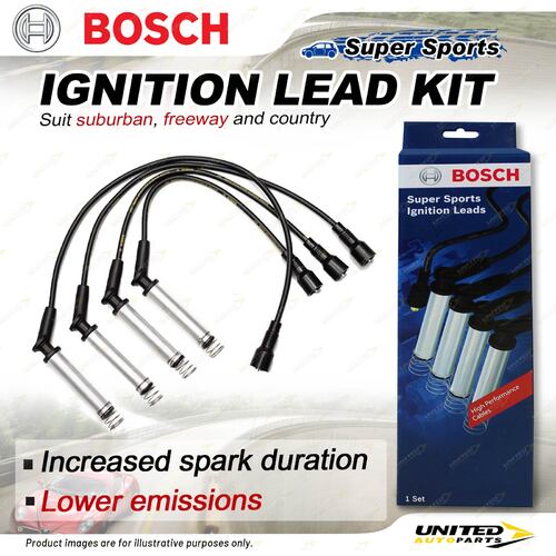 Bosch Ignition Leads for Holden Rodeo RA TFR32 2.4L 94KW 2003-2008 C24SE