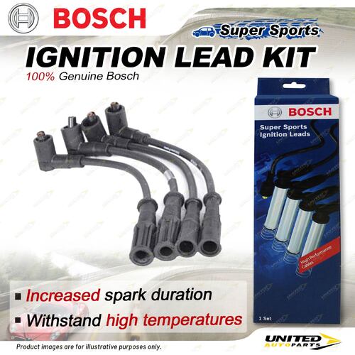 Bosch Ignition Leads for Fiat 500 C Panda 312 319 Punto 199 1.2L 1.4L 51KW 57KW