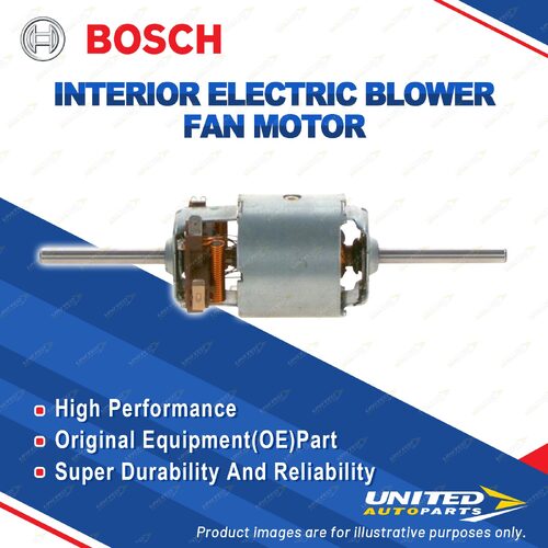 Bosch Interior Electric Blower Fan Motor for MAN M90 12 14 17 18 24 1988-1997