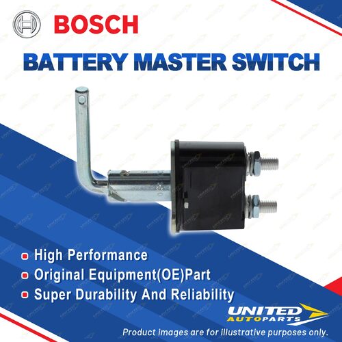 Bosch Battery Master Switch for DAF F 1800 FAV 1800 DT 6150cc 111kW 1970-1972