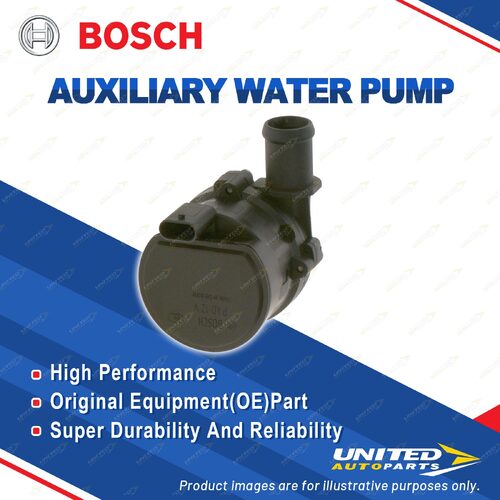 Bosch Auxiliary Water Pump for Audi A1 GBA A3 8V Q2 GAB GAG Q3 8UB 8UG F3B F3N