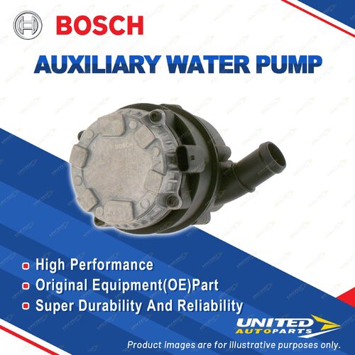 Bosch Auxiliary Water Pump for Audi A4 Allroad B9 8WH 8WJ 8W5 8WD quattro 2.0L